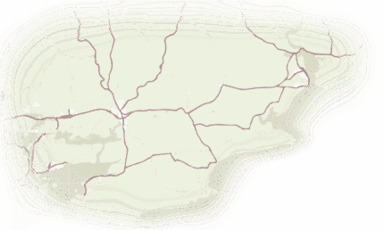 Blank map of Cork