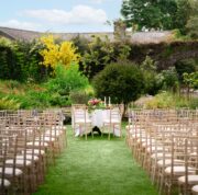 Civil Ceremony in the Walled Garden 1