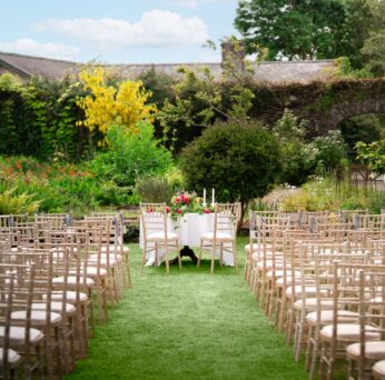 Civil Ceremony in the Walled Garden 1