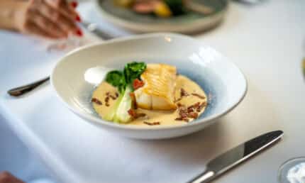 Roast Monkfish with Ballymaloe Cider