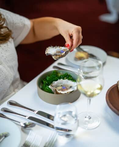 Rossmore Rock Oysters with Mignonette ~ model