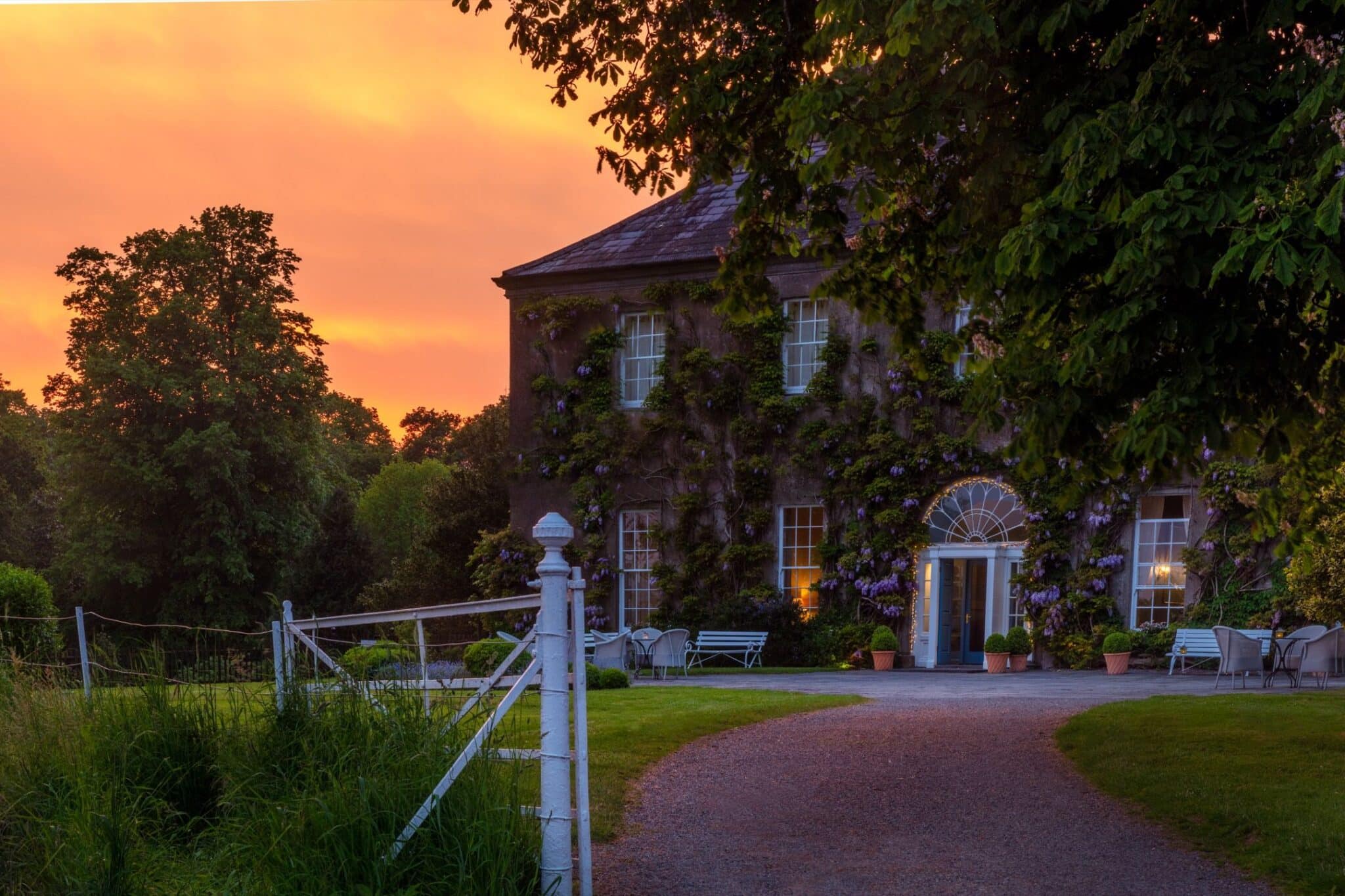 Sunset at Ballymaloe
