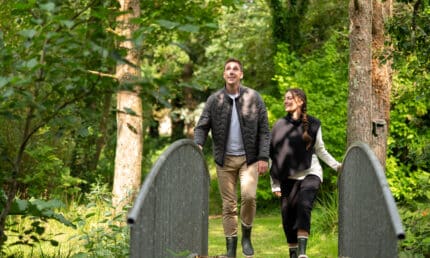 Couple on the bridge