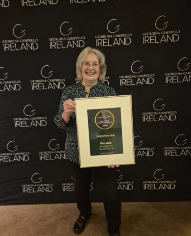 Fern with an award